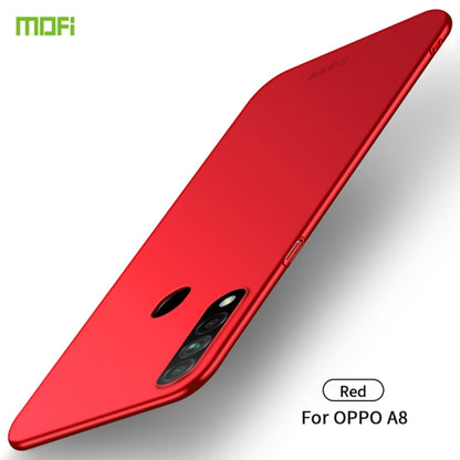 For OPPO A8 MOFI Frosted PC Ultra-thin Hard Case(Red) - OPPO Cases by MOFI | Online Shopping UK | buy2fix