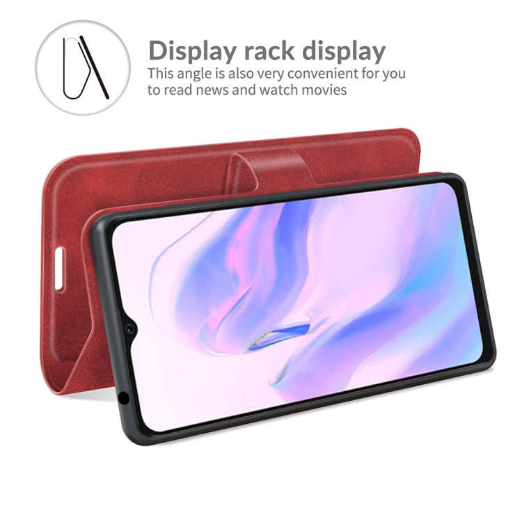 For Blackview A70 Retro Calf Pattern Buckle Horizontal Flip Leather Case with Holder & Card Slots & Wallet(Red) - More Brand by buy2fix | Online Shopping UK | buy2fix