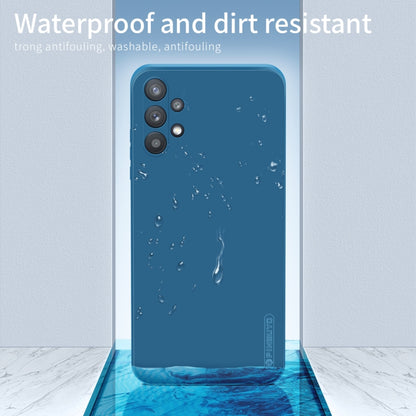 For Samsung Galaxy A32 5G PINWUYO Touching Series Liquid Silicone TPU Shockproof Case(Blue) - Galaxy Phone Cases by PINWUYO | Online Shopping UK | buy2fix