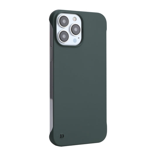 For iPhone 13 Pro ENKAY Matte Frameless Hard PC Case (Dark Green) - iPhone 13 Pro Cases by ENKAY | Online Shopping UK | buy2fix