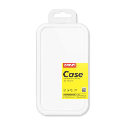 For iPhone 13 Pro ENKAY Frameless Hollow Shockproof PC Case (White) - iPhone 13 Pro Cases by ENKAY | Online Shopping UK | buy2fix