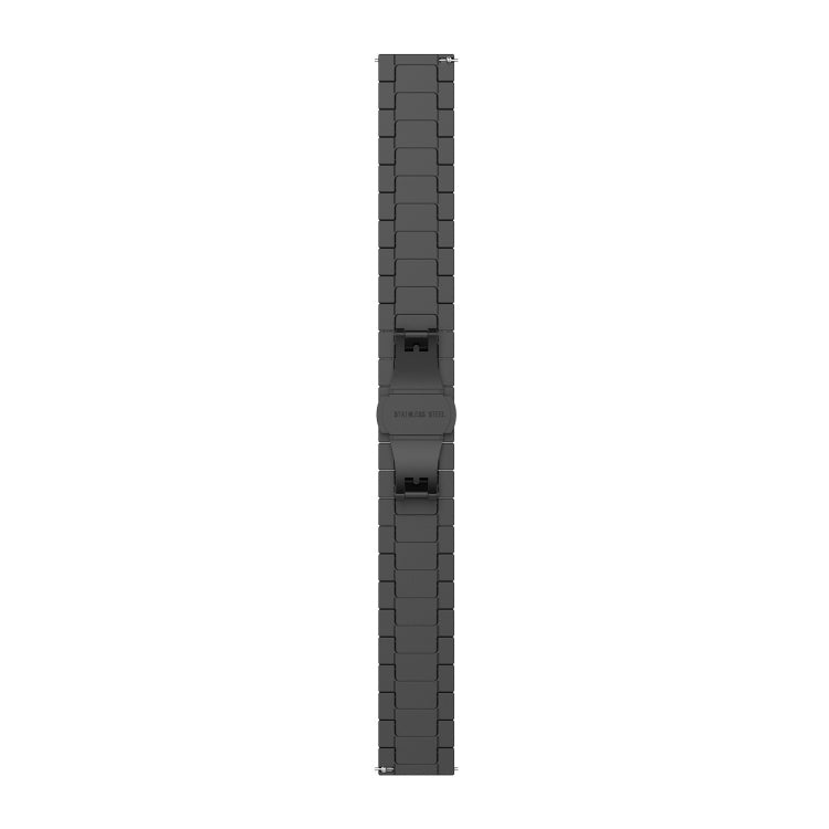For Huawei Fit Mini One Bead Metal Steel Watch Band(Black) - Watch Bands by buy2fix | Online Shopping UK | buy2fix