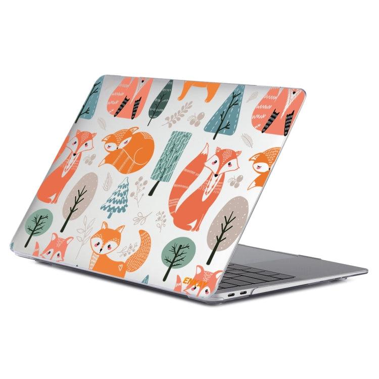 ENKAY Animal Series Pattern Laotop Protective Crystal Case For MacBook Pro 16 inch A2141(Fox) - MacBook Pro Cases by ENKAY | Online Shopping UK | buy2fix