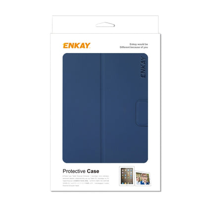 For iPad mini 2024 / mini 6 ENKAY Leather Stand Smart Tablet Case(Dark Green) - iPad mini 6 Cases by ENKAY | Online Shopping UK | buy2fix