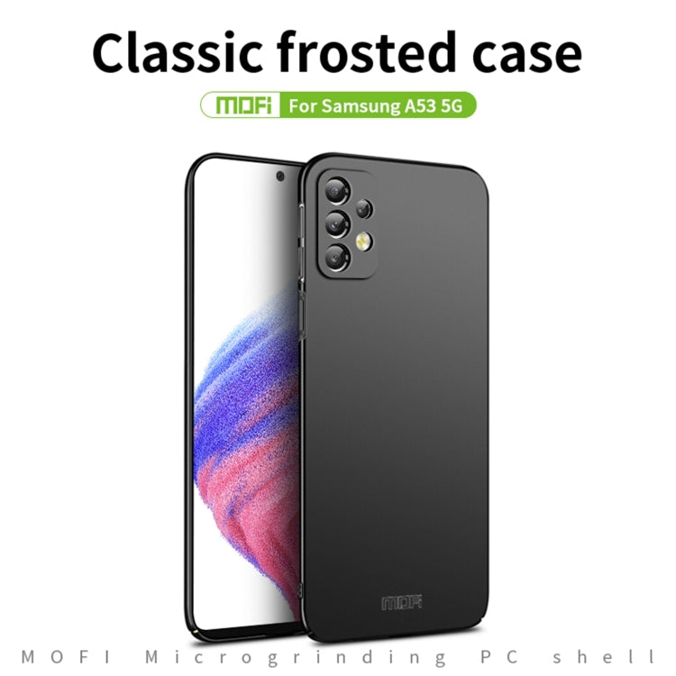 For Samsung Galaxy A53 5G MOFI Frosted PC Ultra-thin Hard Phone Case(Red) - Galaxy Phone Cases by MOFI | Online Shopping UK | buy2fix