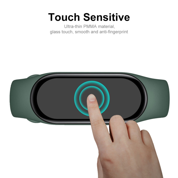 5 PCS For Xiaomi Mi Band 7 ENKAY 3D Full Coverage Soft PC Edge + PMMA HD Screen Protector Film - Screen Protector by ENKAY | Online Shopping UK | buy2fix