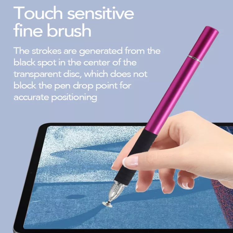 AT-31 Conductive Cloth Head + Precision Sucker Capacitive Pen Head 2-in-1 Handwriting Stylus(Red) - Stylus Pen by buy2fix | Online Shopping UK | buy2fix