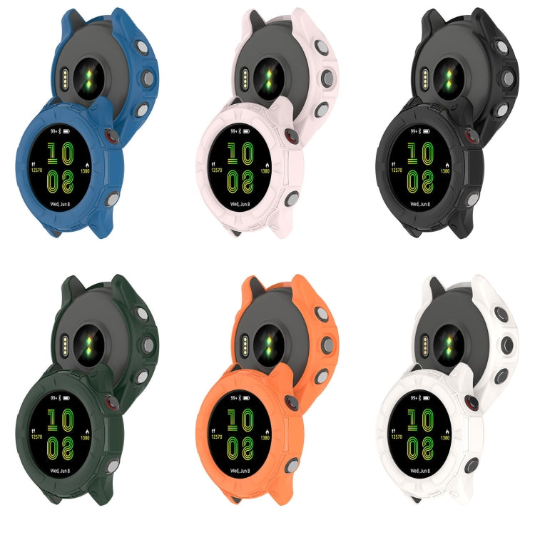 For Garmin Forerunner 955 Shockproof TPU Protective Watch Case(Green) - Watch Cases by buy2fix | Online Shopping UK | buy2fix