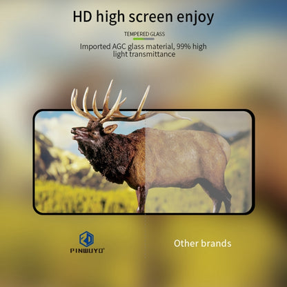 For vivo iQOO 10 PINWUYO 9H 2.5D Full Screen Tempered Glass Film(Black) - vivo Tempered Glass by PINWUYO | Online Shopping UK | buy2fix