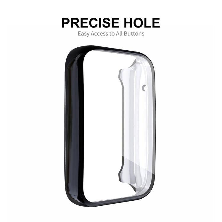 For Xiaomi Mi Band 7 Pro ENKAY Hat-Prince Full Coverage Electroplated TPU Screen Protection Case(Pink) - Watch Cases by ENKAY | Online Shopping UK | buy2fix