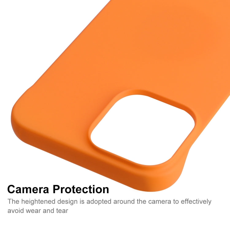 For iPhone 14 Plus ENKAY Matte Frameless PC Phone Case(Orange) - iPhone 14 Plus Cases by ENKAY | Online Shopping UK | buy2fix