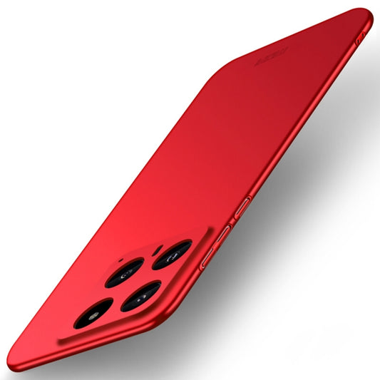 For Xiaomi 14 MOFI Micro-Frosted PC Ultra-thin Hard Phone Case(Red) - 14 Cases by MOFI | Online Shopping UK | buy2fix