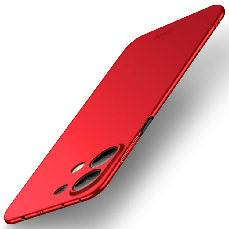 For Xiaomi Redmi Note 13 4G MOFI Micro-Frosted PC Ultra-thin Hard Phone Case(Red) - Xiaomi Cases by MOFI | Online Shopping UK | buy2fix