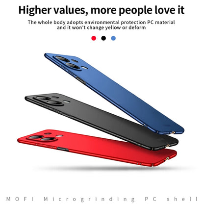 For Xiaomi Redmi Note 13 4G MOFI Micro-Frosted PC Ultra-thin Hard Phone Case(Red) - Xiaomi Cases by MOFI | Online Shopping UK | buy2fix