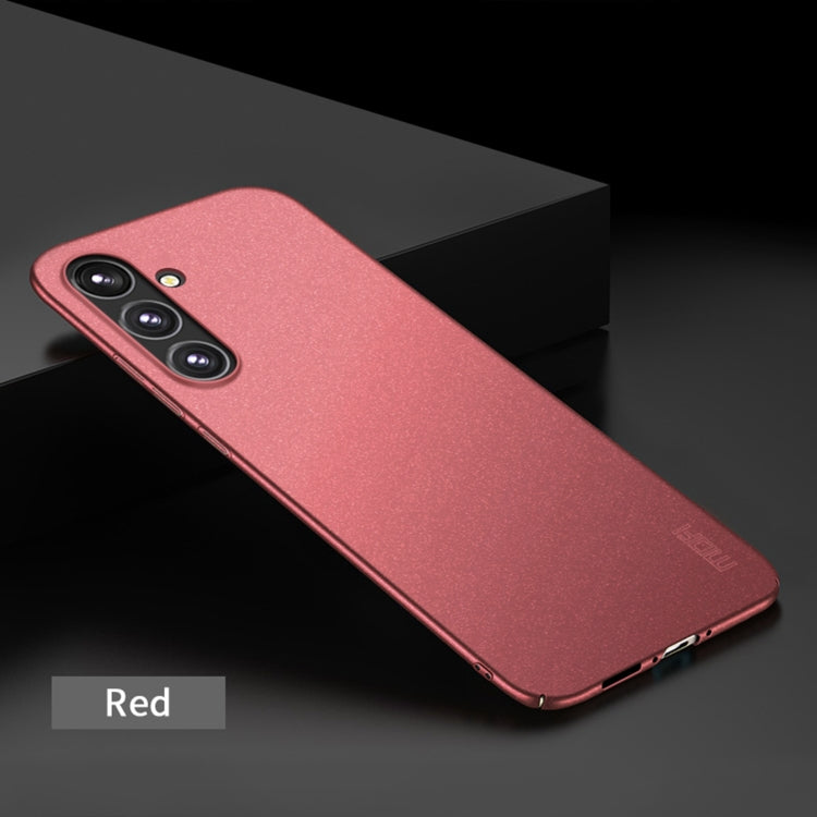 For Samsung Galaxy A54 5G MOFI Fandun Series Frosted PC Ultra-thin All-inclusive Phone Case(Red) - Galaxy Phone Cases by MOFI | Online Shopping UK | buy2fix