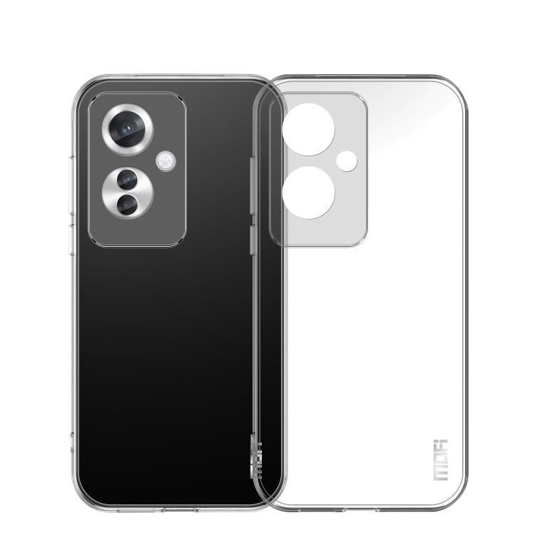 For OPPO Reno11 F MOFI Ming Series Transparent Ultra-thin TPU Phone Case(Transparent) - OPPO Cases by MOFI | Online Shopping UK | buy2fix