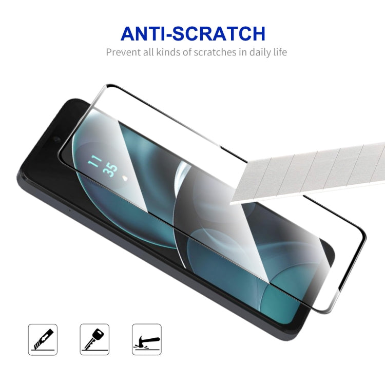 For Motorola Moto G14 10pcs ENKAY Full Glue High Aluminum-silicon Tempered Glass Film - Motorola Tempered Glass by ENKAY | Online Shopping UK | buy2fix