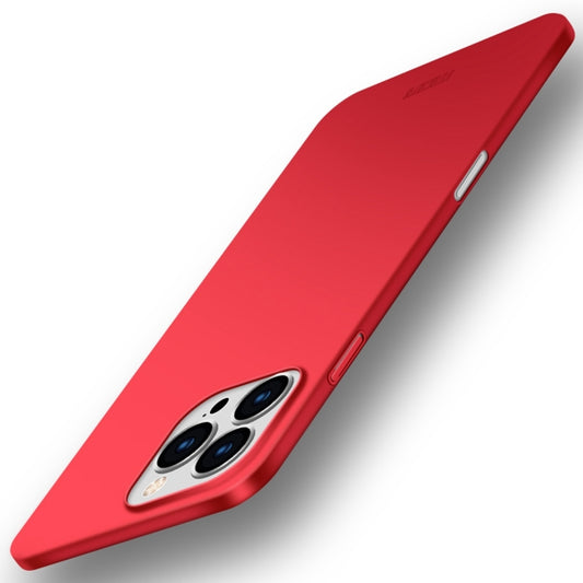 For iPhone 16 Pro Max MOFI Frosted PC Ultra-thin Hard Phone Case(Red) - iPhone 16 Pro Cases by MOFI | Online Shopping UK | buy2fix