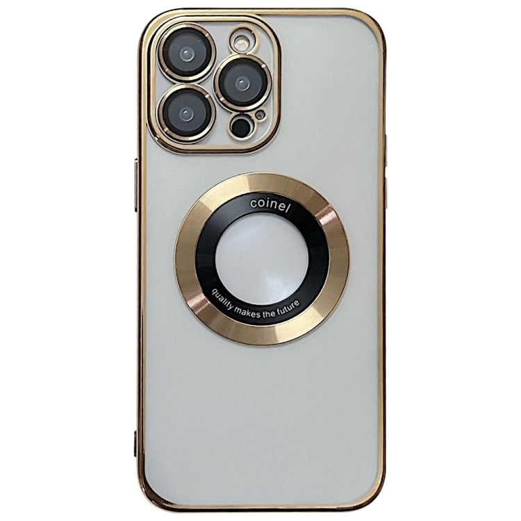 For iPhone 16 Pro Max Electroplating Magsafe TPU Phone Case(Golden) - iPhone 16 Pro Max Cases by buy2fix | Online Shopping UK | buy2fix