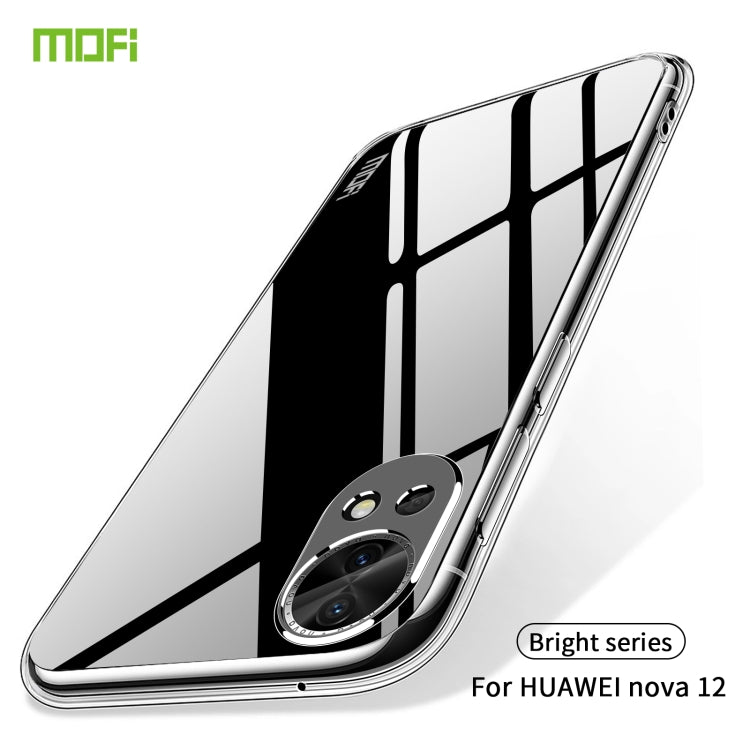 For Huawei nova 12 MOFI Ming Series Ultra-thin TPU Phone Case(Transparent) - Huawei Cases by MOFI | Online Shopping UK | buy2fix