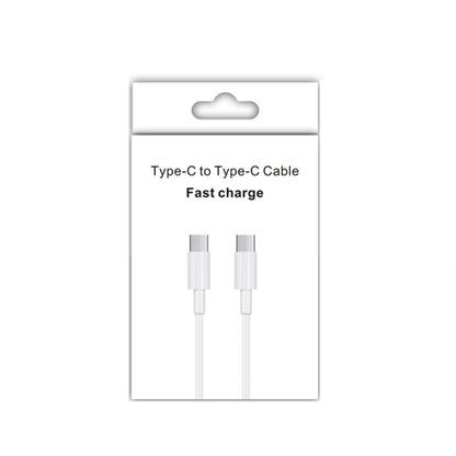 XJ-97 60W 3A USB-C / Type-C to Type-C Fast Charging Data Cable, Cable Length:0.3m - USB-C & Type-C Cable by buy2fix | Online Shopping UK | buy2fix