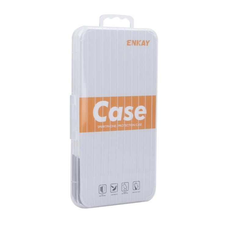 For iPhone 14 Plus ENKAY MagSafe Matte TPU Phone Case with Lens Film & Screen Glass Film(Silver) - iPhone 14 Plus Cases by ENKAY | Online Shopping UK | buy2fix