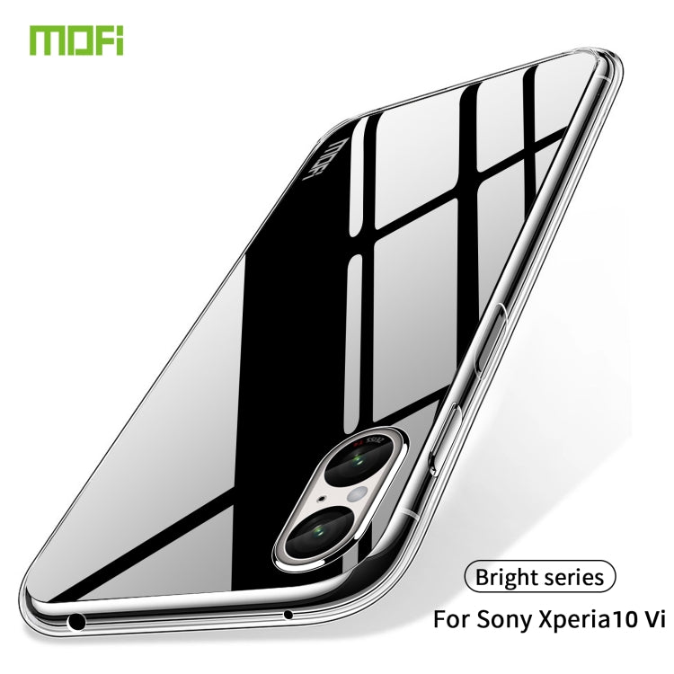 For Sony Xperia 10 VI MOFI Ming Series Ultra-thin TPU Phone Case(Transparent) - Sony Cases by MOFI | Online Shopping UK | buy2fix
