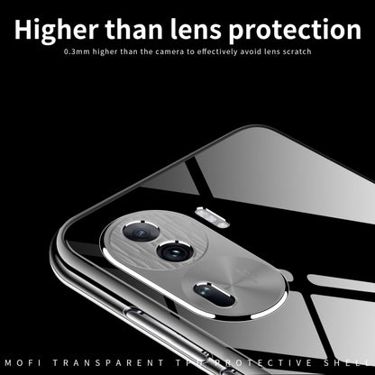 For OPPO Reno11 Pro China MOFI Ming Series Ultra-thin TPU Phone Case(Transparent) - Reno11 Pro Cases by MOFI | Online Shopping UK | buy2fix