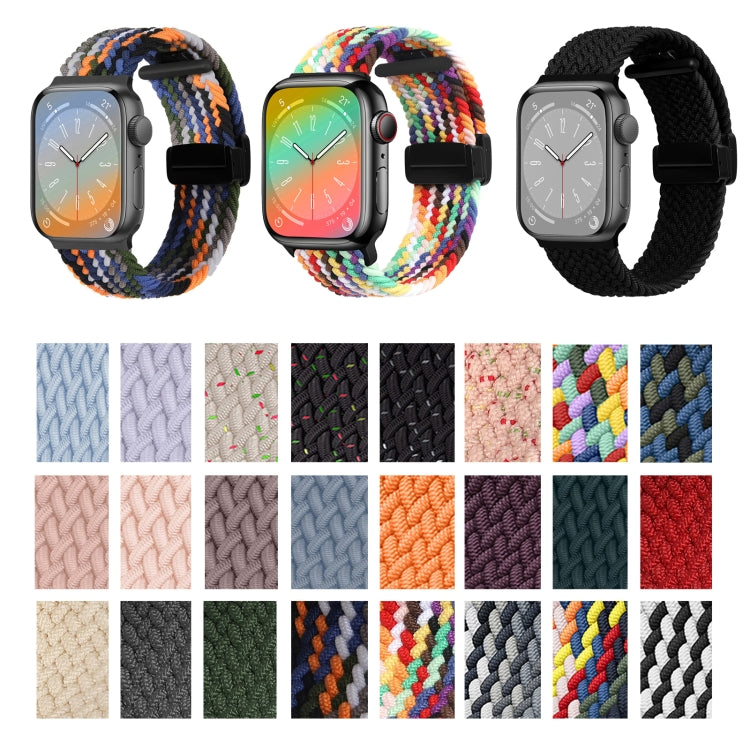 For Apple Watch Ultra 2 49mm Nylon Woven Magnetic Fold Buckle Watch Band(Z Seven Colors) - Watch Bands by buy2fix | Online Shopping UK | buy2fix