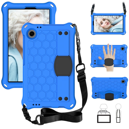 For Blackview Tab 60 8.7 2023 Honeycomb EVA Hybrid PC Tablet Case with Strap(Blue+Black) - Others by buy2fix | Online Shopping UK | buy2fix