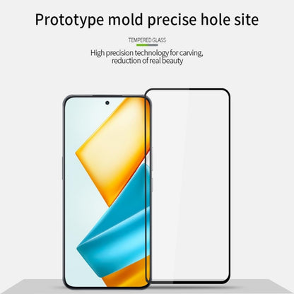 For Honor 90 GT MOFI 9H 2.5D Full Screen Tempered Glass Film(Black) - Honor Tempered Glass by MOFI | Online Shopping UK | buy2fix