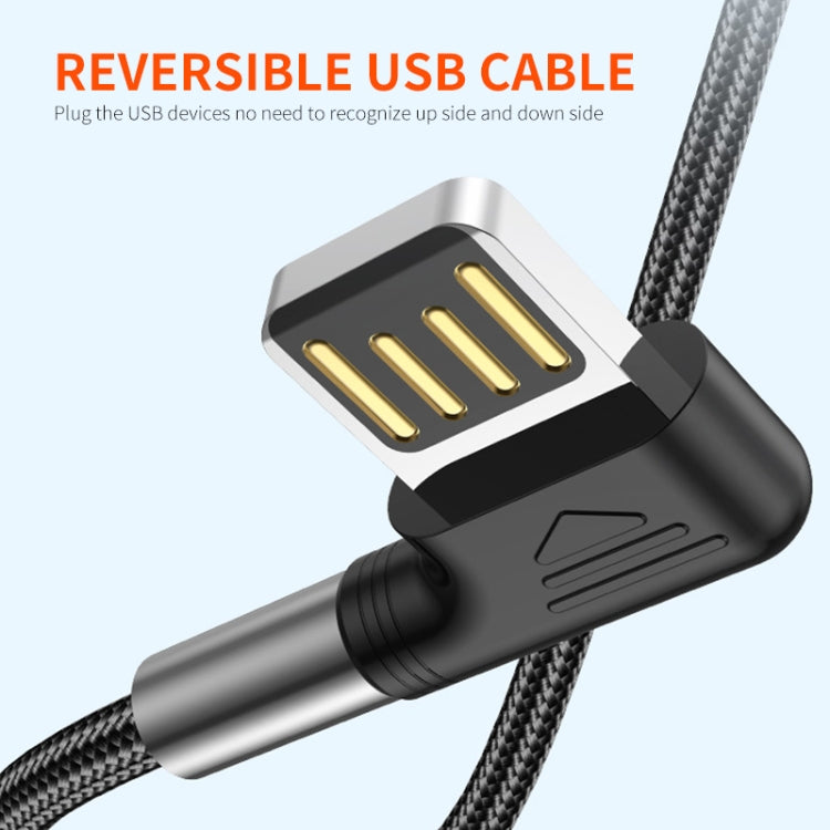 ENKAY 3A Elbow Reversible USB to Elbow Type-C Fast Charging Data Cable, Length:3m - USB-C & Type-C Cable by ENKAY | Online Shopping UK | buy2fix