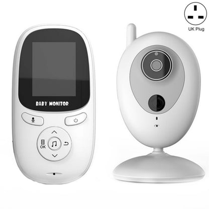 R306 Room Temperature Monitor Intercom Camera 2.0-inch Night Vision Wireless Baby Monitor(UK Plug) - Baby Monitor by buy2fix | Online Shopping UK | buy2fix