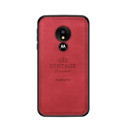 PINWUYO Shockproof Waterproof Full Coverage PC + TPU + Skin Protective Case for Motorola Moto G7 Power (Eurasian Version)(Red) - Motorola Cases by PINWUYO | Online Shopping UK | buy2fix