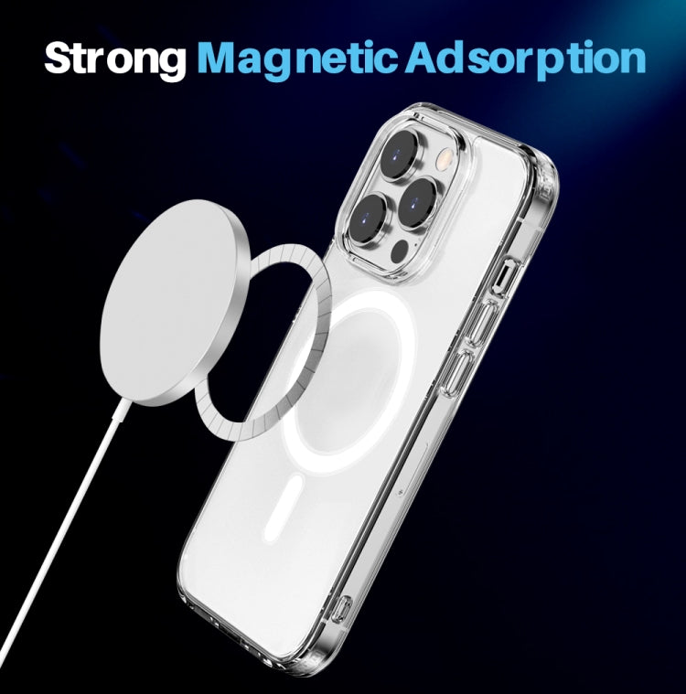 For iPhone 15 Pro NORTHJO 5 in 1 Magsafe Clear Phone Case with 2pcs Screen Film + 2pcs Rear Lens Film - iPhone 15 Pro Cases by NORTHJO | Online Shopping UK | buy2fix
