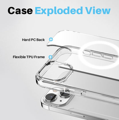 For iPhone 13 NORTHJO 3 in 1 Magsafe Clear Phone Case with Screen Film + Rear Lens Film - iPhone 13 Cases by NORTHJO | Online Shopping UK | buy2fix
