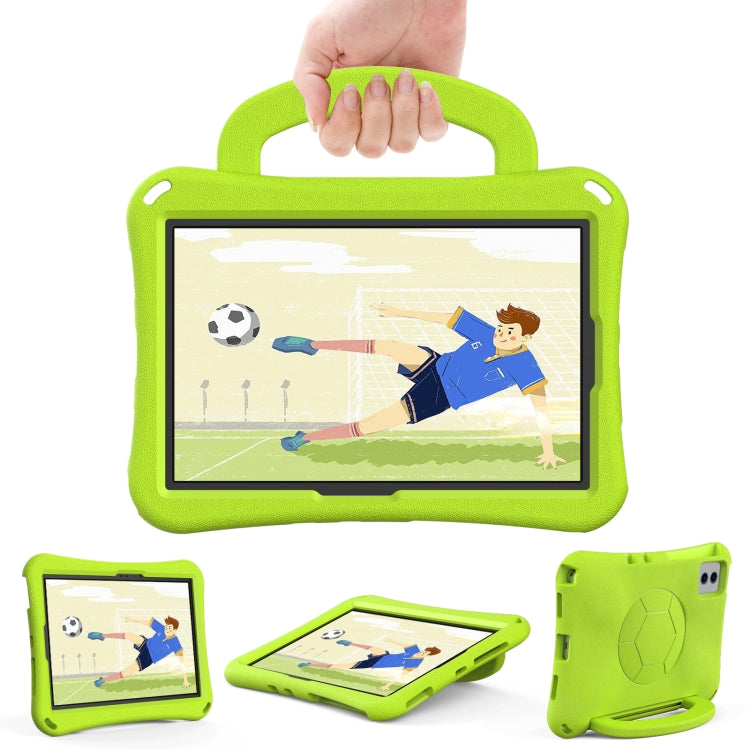 For Lenovo Tab M11 / Xiaoxin Pad 11 2024 Handle Football Shaped EVA Shockproof Tablet Case(Grass Green) - Lenovo by buy2fix | Online Shopping UK | buy2fix