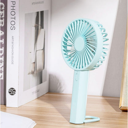 F35 With Hanging Hole Rechargeable Cooling Fan Powerful Handheld Fan 1200mAh Desk Fan(White) - Electric Fans by buy2fix | Online Shopping UK | buy2fix