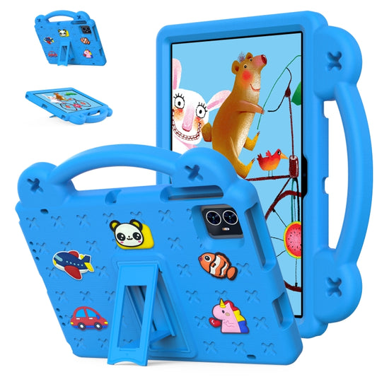 For Walmart ONN 10.1 Gen4 2024 Handle Kickstand Children EVA Shockproof Tablet Case(Sky Blue) - Others by buy2fix | Online Shopping UK | buy2fix