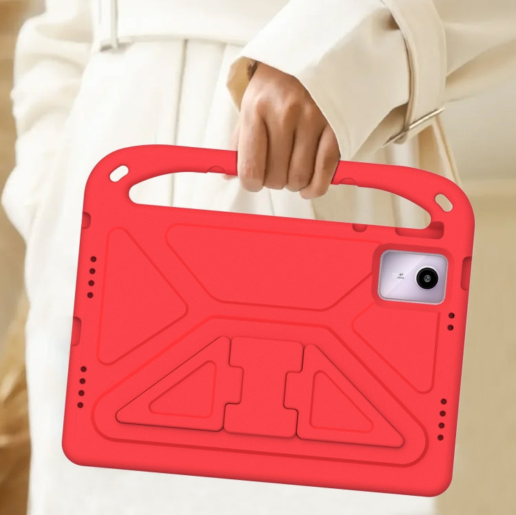 For iPad Pro 13 2024 Handle EVA Shockproof Tablet Case with Holder(Red) - iPad Pro 13 2024 Cases by buy2fix | Online Shopping UK | buy2fix