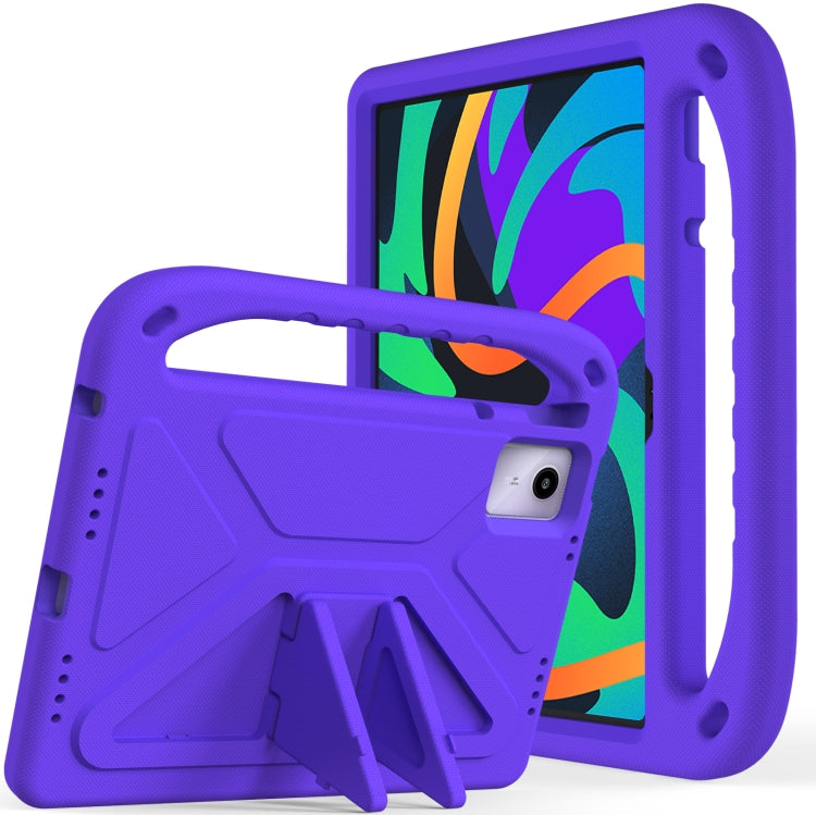 For iPad Pro 13 2024 Handle EVA Shockproof Tablet Case with Holder(Purple) - iPad Pro 13 2024 Cases by buy2fix | Online Shopping UK | buy2fix