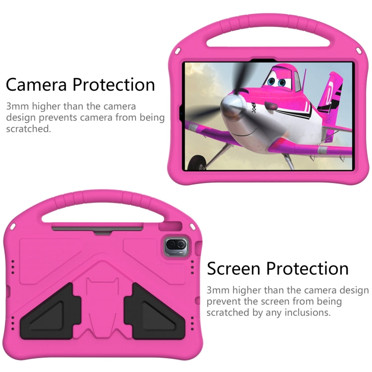 For Huawei Matepad SE 11 2024 EVA Shockproof Tablet Case with Holder(RoseRed) - Huawei by buy2fix | Online Shopping UK | buy2fix