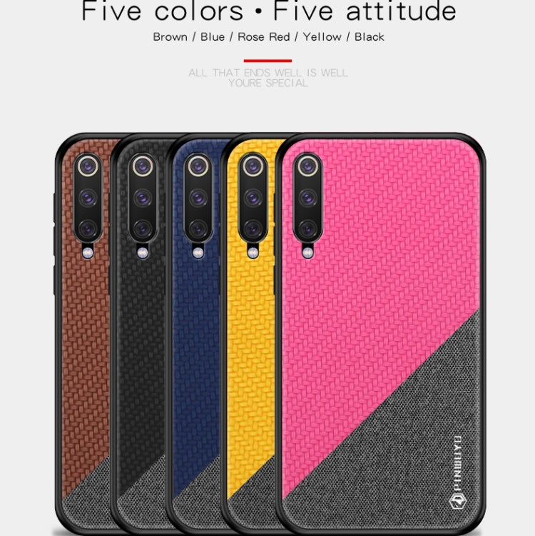 PINWUYO Honors Series Shockproof PC + TPU Protective Case for Xiaomi Mi 9 SE(Black) - Xiaomi Cases by PINWUYO | Online Shopping UK | buy2fix
