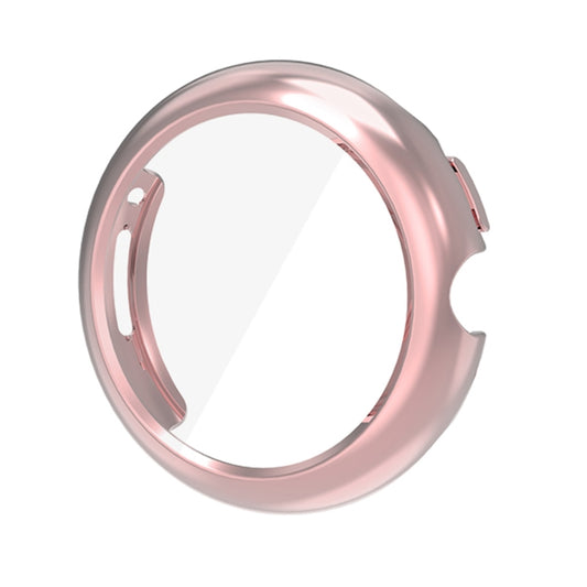 For Google Pixel Watch 3 41mm ENKAY Hat-Prince Full Coverage Electroplated Soft TPU Case with Screen Protection(Pink) - Watch Cases by ENKAY | Online Shopping UK | buy2fix