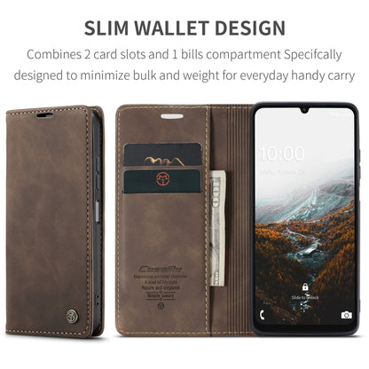 For Samsung Galaxy A06 CaseMe 013 Multifunctional Horizontal Flip Leather Phone Case(Coffee) - Galaxy Phone Cases by CaseMe | Online Shopping UK | buy2fix