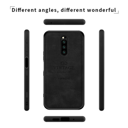 PINWUYO Shockproof Waterproof Full Coverage TPU + PU Cloth+Anti-shock Cotton Protective Case  for Sony Xperia 1 / Xperia XZ4(Brown) - Sony Cases by 1 | Online Shopping UK | buy2fix