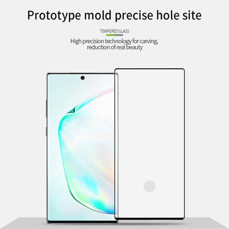 MOFI 9H 3D Explosion Proof Thermal Bending Full Screen Covered With Tempered Glass Film for Galaxy note10+(Black) - Galaxy Tempered Glass by MOFI | Online Shopping UK | buy2fix