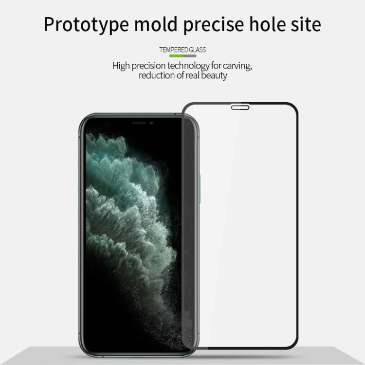 For iPhone 11 Pro Max   MOFI 9H 2.5D Full Screen Tempered Glass Film(Black) - iPhone 11 Pro Max Tempered Glass by MOFI | Online Shopping UK | buy2fix