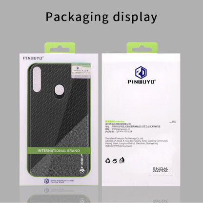 For Galaxy A20S PINWUYO Rong Series  Shockproof PC + TPU+ Chemical Fiber Cloth Protective Cover(Yellow) - Galaxy Phone Cases by PINWUYO | Online Shopping UK | buy2fix