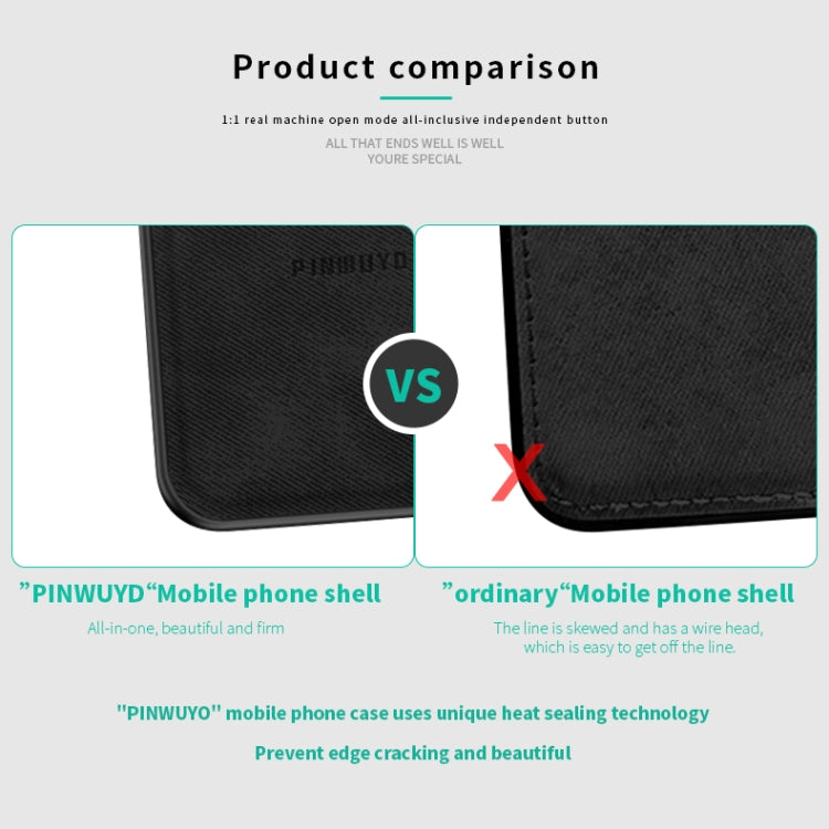 For Huawei Nova 6 SE PINWUYO Zun Series PC + TPU + Skin Waterproof And Anti-fall All-inclusive Protective Shell(Red) - Huawei Cases by PINWUYO | Online Shopping UK | buy2fix